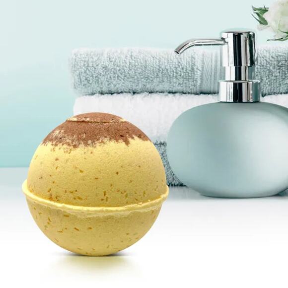 "Frankincense" Organic Bath Bomb in kraft box - 5 oz - Picture 5 of 6